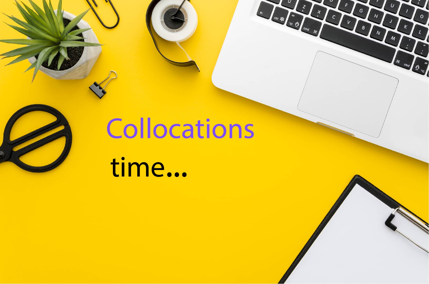 An image with an orange background showing the collection time